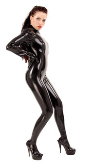 Latex catsuit