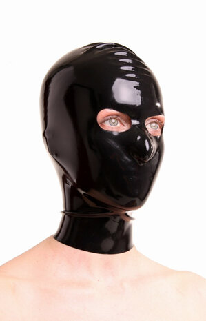  Latex masker met gesloten mond