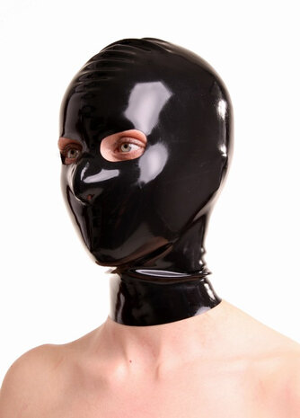  Latex masker met gesloten mond