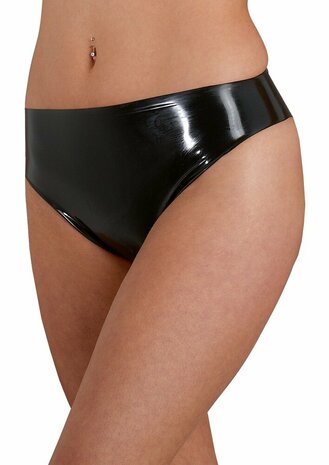 Slip van zwart latex