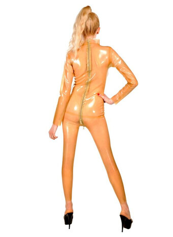 Transparant Latex catsuit Domina